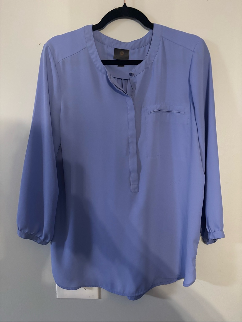 JM Collection Button-Trim Pullover Blouse